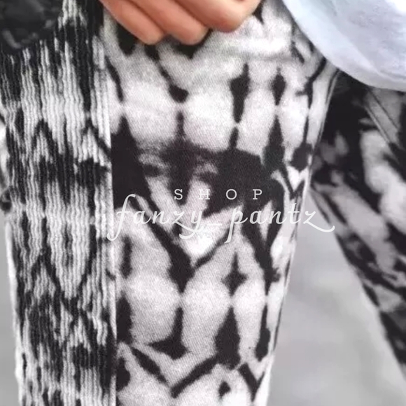 ISABEL Marant x H&M Skinny Moto Jeans Tie Dye NWOT - Picture 4 of 11